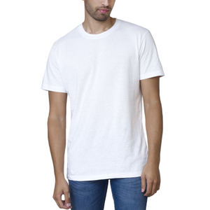 D555 Mens Flyers Premium Weight Combed Cotton Crew Neck T Shirt - M / White