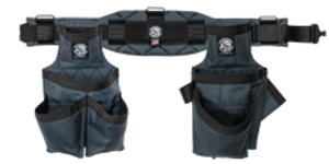 Badger Tool Belts BADGER-461010-XX Carpenter Set - Gunmetal Grey