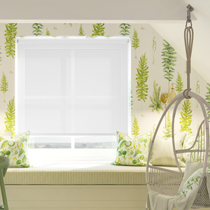 Valencia Voile, Coastal White - Roller Blind