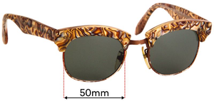 Sunglass Fix Replacement Lenses for L.A.Eyeworks Gigantor - 50mm Wide