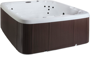 Lifesmart Paradise DLX (LS450DX) 7-Person 22-Jet Plug and Play Spa - Arctic White/Espresso