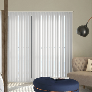 Trinity (Blackout), Cotton White - Vertical Blind