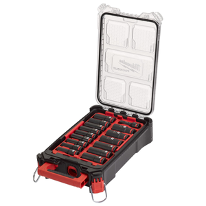 Milwaukee 4932480943 1/2" Shockwave Deep Socket Set 16 Piece