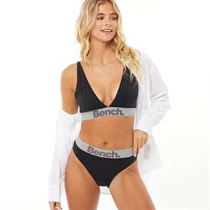 Bench Womens Yvette Bralette Set Black