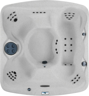 Lifesmart LS550 Plus (Curacao) 5-Person, 65-Jet 230-Volt Spa - Sea Salt/Espresso, Quick Ship (fastest)