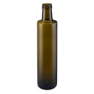 17 oz Green Glass Dorica Oil Bottles (Cap Not Included) - 4900B16-B