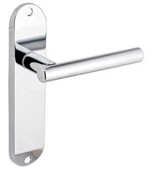 Kemsley T-Bar Lever Door Handle - Polished Chrome - Pair - Designer Levers