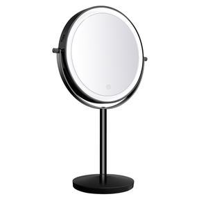 Make-up spiegel staand 5x vergrotend met dimbare LED verlichting chroom