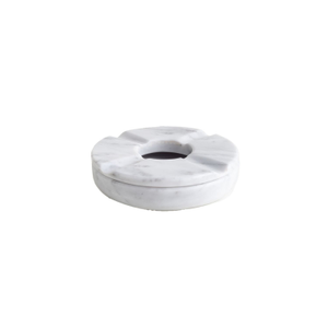 Less Is More Ashtray - White Marble
