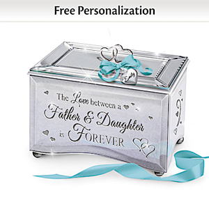 The Love Between A Father & Daughter Personalized Music Box