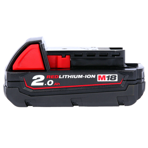 Milwaukee M18B2 18V 2Ah Red Lithium Ion Battery
