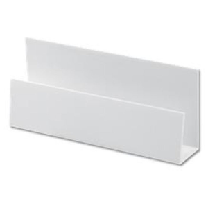 White PVC  Fascia 5m Starter J Trim