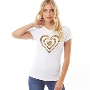 Bench Womens Wildheart T-Shirt White