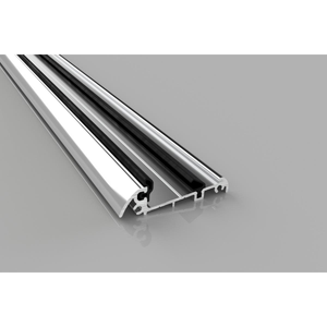 Stormguard Slimline Screwport Inward Opening Threshold Door Sill - 914mm - Hardex Chrome