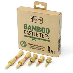On Par Bamboo Castle Tees (Pack of 30)