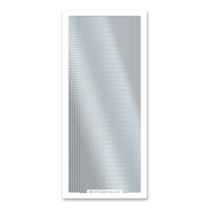 Rope Borders Silver Self Adhesive Stickers