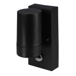 Ravel 4W GU10 LED Down Wall Light with PIR Black