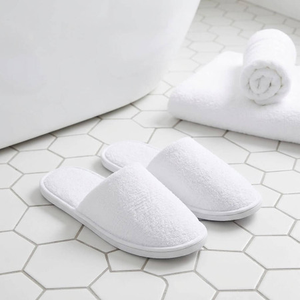 Towelling Hotel Slippers