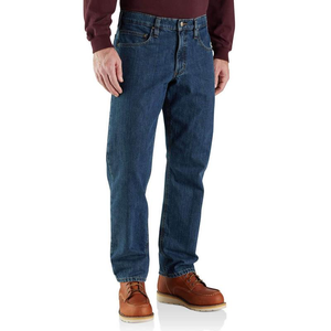 Relaxed Fit Flannel Lined 5-Pocket Jean
