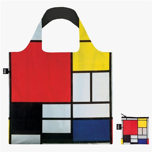 LOQI - Museum Collection Mondrian - Composition w/Red Yellow Blue & Black Bag