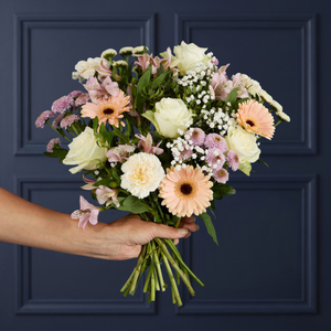 White Rose & Pink Santini Bouquet
