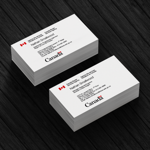 Canada Business Card F-3 Format