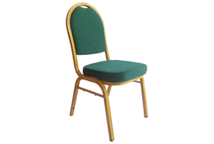 Murad Steel Framed Stacking Banquet Chair (Gold Frame)