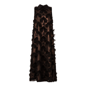 Evening Gown A-Line Maxi Dress With Stars (S)
