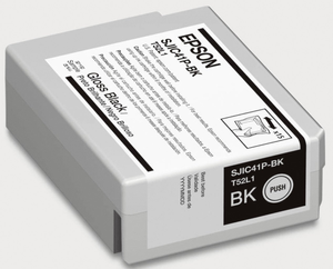 Epson ColorWorks C4000 Gloss Black Ink Cartridge SJIC41P(BK) for Epson C4000 SKU: C13T52L120