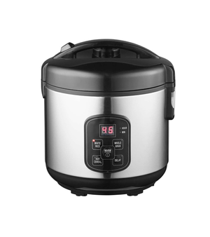 Lakeland Digital Rice Cooker Keep Warm Function 4-6 portions 1L Silver & Black