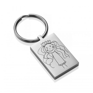 Childrens Drawing Keyring