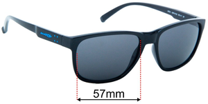 Sunglass Fix Replacement Lenses for Arnette URCA AN4257 - 57mm Wide