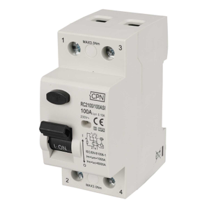 100A 2 Pole 100mA Type A Time Delay RCD