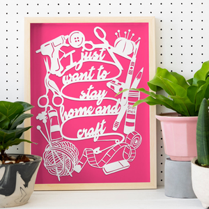 I Just Want To Craft Paper Cutting Digital Template