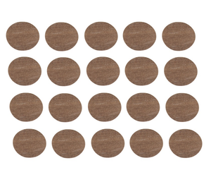 20x Eucalyptus Self Adhesive Screw Cover 19mm 