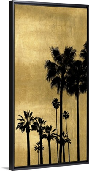 Palm Silhouette on Gold II