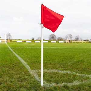 Precision Corner Flag Posts Set Of 4 - White