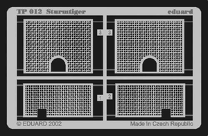 Eduard TP012 1:35 Etched Detailing Set for Tamiya Kits Sturmtiger 38cm Assault M