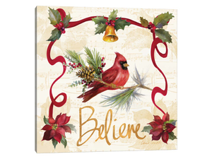 Christmas Poinsettia Ribbon I