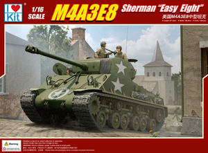 I Love Kit 61615 M4A3E8 Sherman Easy Eight Tank 1:16 Model Kit