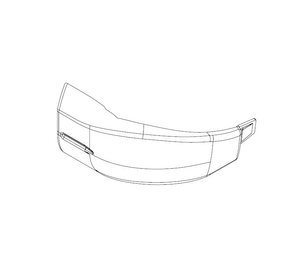 UN5 STD Rear N/S Bumper Cap