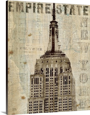Vintage NY Empire State Building
