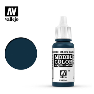 Vallejo 899 Model Colour Dark Prussian Blue 18ml Paint Dropper Bottle