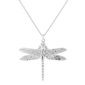 Dragonfly Necklace - Silver