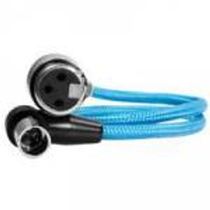 Kondor Blue 17in Right Angle Mini XLR Male to XLR Female Cable For BMPCC 6K PRO/C70 Camera (p/n KONMNXLRRA17)