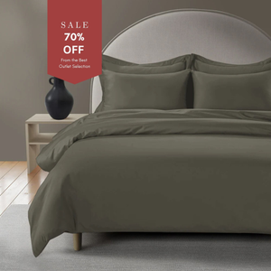 Peaceful Empress Duvet Cover - Sage Green