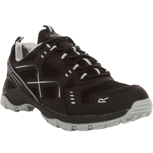 Regatta Womens Lady Vendeavour Waterproof Walking Shoes - 5 UK / Black/Cyberspace