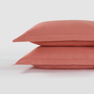 300 Thread Count Pair (2 pillowcases) of Peaceful Empress Pillowcases -  Terra Cotta