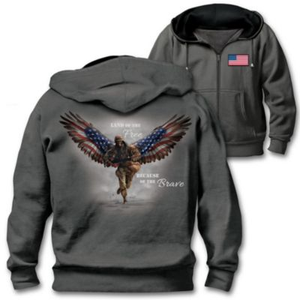 Pride & Protection Men's Hoodie Size Large (42-44)