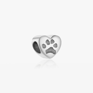 Sterling Silver Paw Print Charm